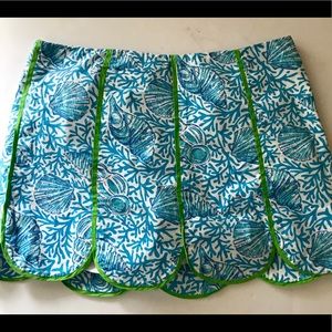 Lily Pulitzer women’s size 4 seashell skirt